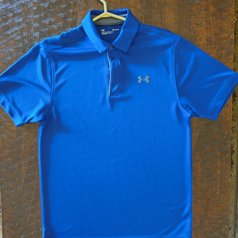 Under Armour Men's Vibrant Blue Loose Polo